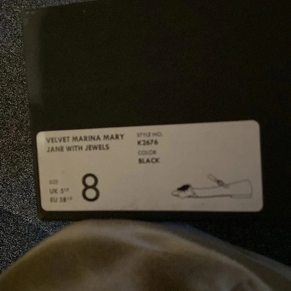 j crew velvet mary jane with jewels size 8​​​ - Picture 4 of 4